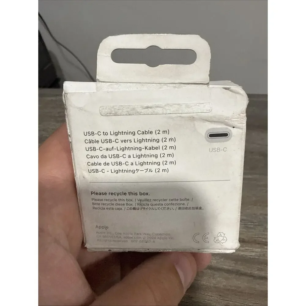 100% Original Genuine Apple Lightning to USB-C Cable 2 meter MW2R3AM/A A2441